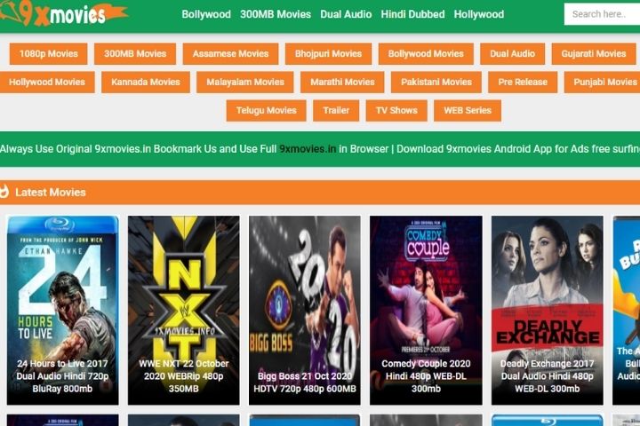 9xMovies – Download Free 1080p Movies [Updated 2024]