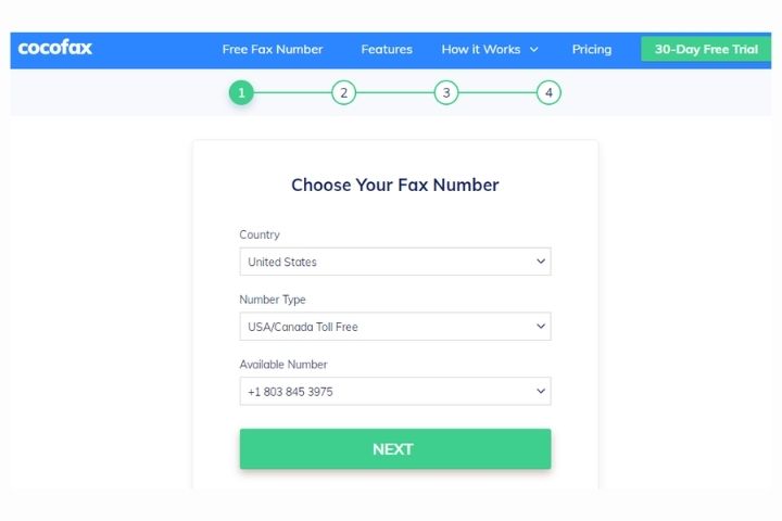 free-trial-choose-fax-number